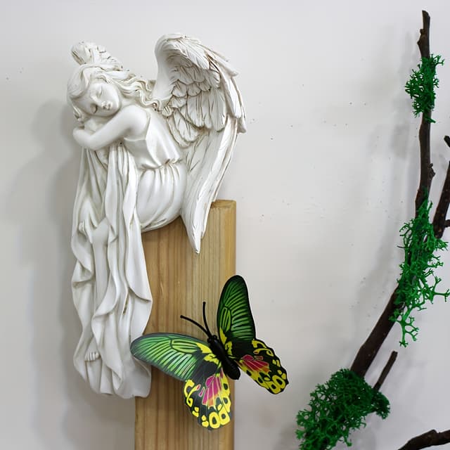 Sleeping Angel Door Frame Sculpture - 1